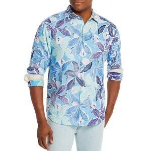 TOMMY BAHAMA Lassi Leaves Shirt L/S Size M $125 NWT